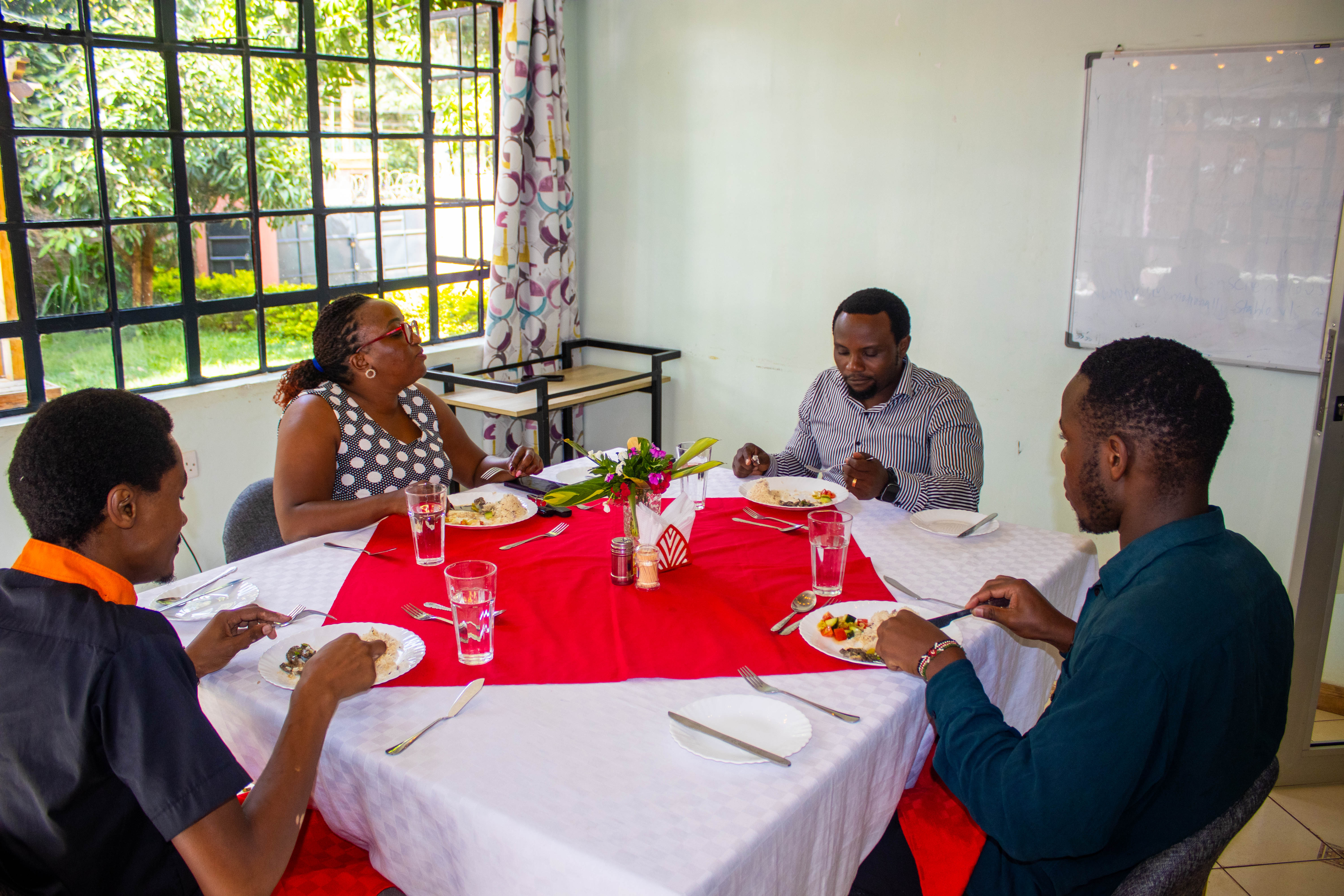 Pro Serve students in training